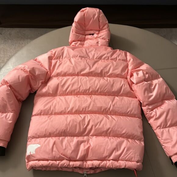 Perfect Moment Kids Super Mojo Pink Puffer Jacket with Hood. Size 14. - Picture 6 of 8